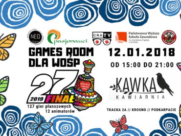 Gamesroom na rzecz WOŚP GraTy Pasjonauci Kawka