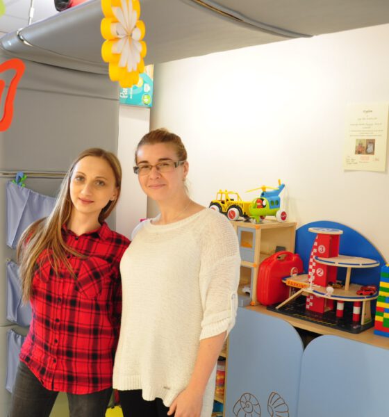 Ewa Szajnicka i Barbara Staryszak z przedszkola Planeta 21
