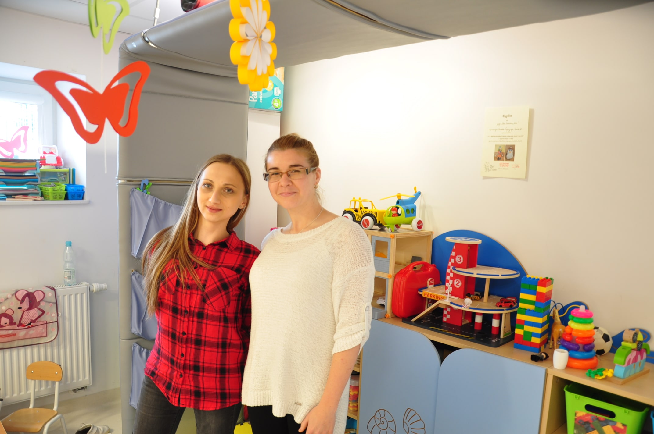 Ewa Szajnicka i Barbara Staryszak z przedszkola Planeta 21