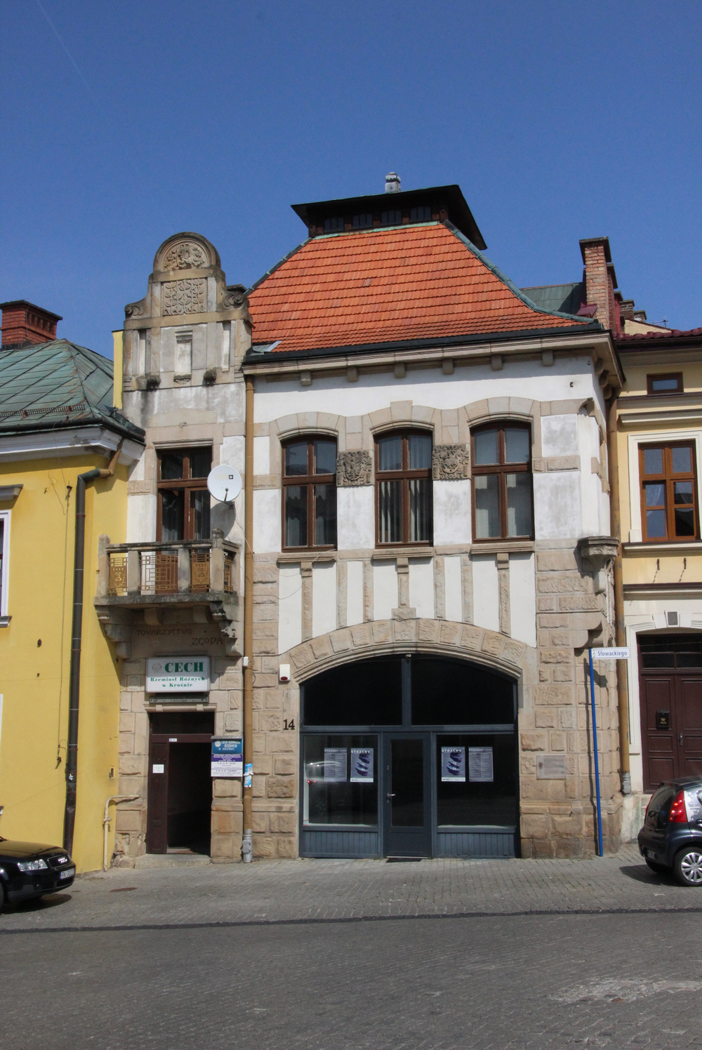 Budynek "Zgoda" - siedziba Cechu Rzemiosł Różnych w Krośnie