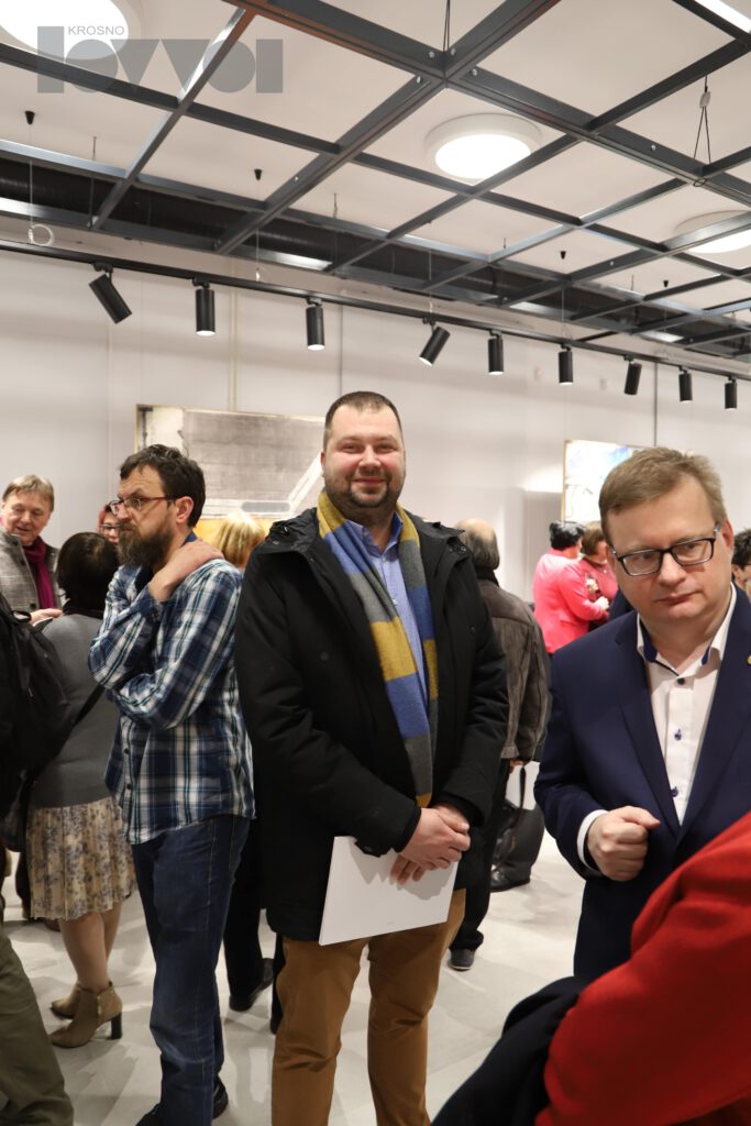 Oficjalne otwarcie nowej siedziby BWA Krosno, przy ul. Portiusa 4, wernisaż malarza Piotra Wójtowicza "Nowe Obrazy"