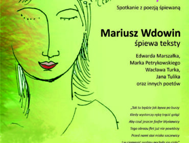 Plakat zapraszający na Wiosenną Biesiadę Poetycką w RCKP