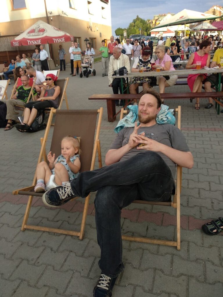 Strefa relaksu podczas Wielokulturowej Sobótki nad Wisłokiem 2019