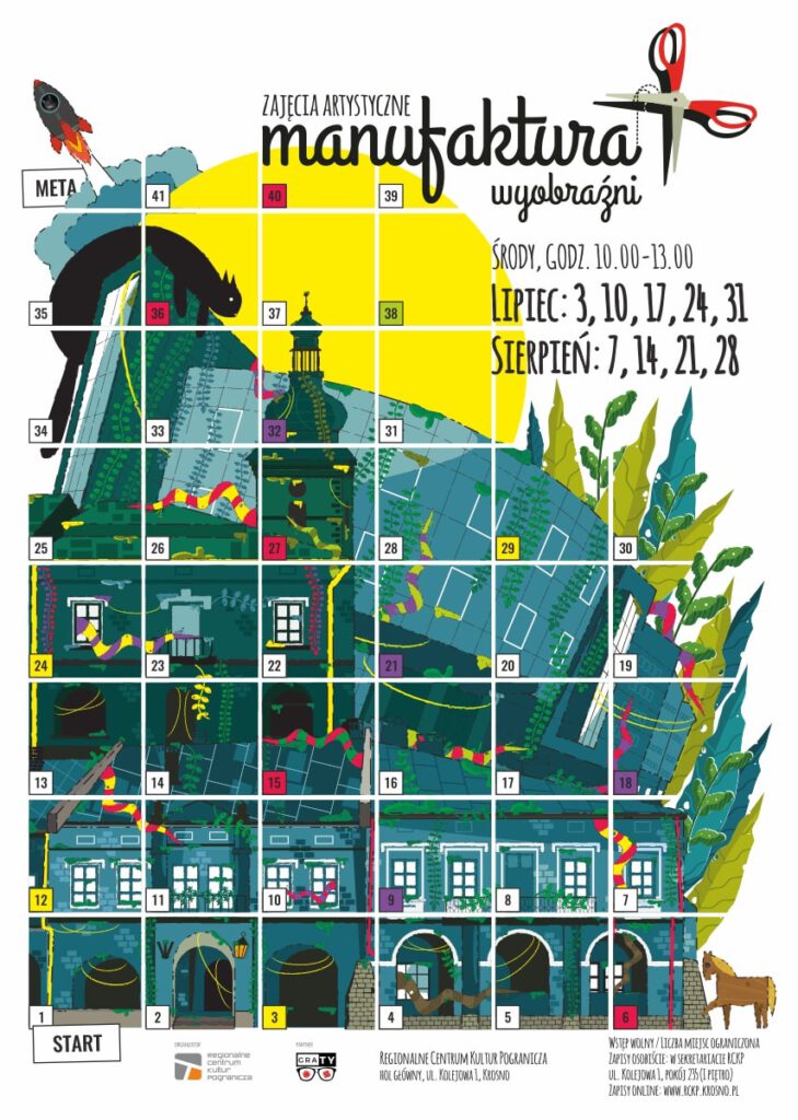 Manufaktura wyobraźni 2019 - oferta zajęć wakacyjnych dla dzieci - Regionalne Centrum Kultur Pogranicza