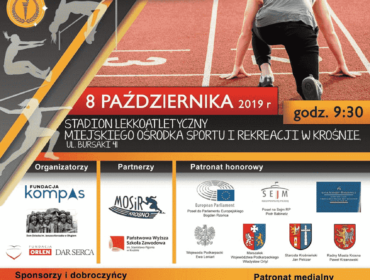 We wtorek 8 października br. na obiektach Miejskiego Ośrodka Sportu i Rekreacji w Krośnie odbędzie się Spartakiada Placówek Opiekuńczo – Wychowawczych Województwa Podkarpackiego, którego organizatorem będzie Fundacja Kompas i Dom Dziecka