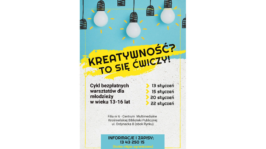 Zajęcia dla dzieci w okresie ferii 2020 w Krośnieńskiej Bibliotece Publicznej