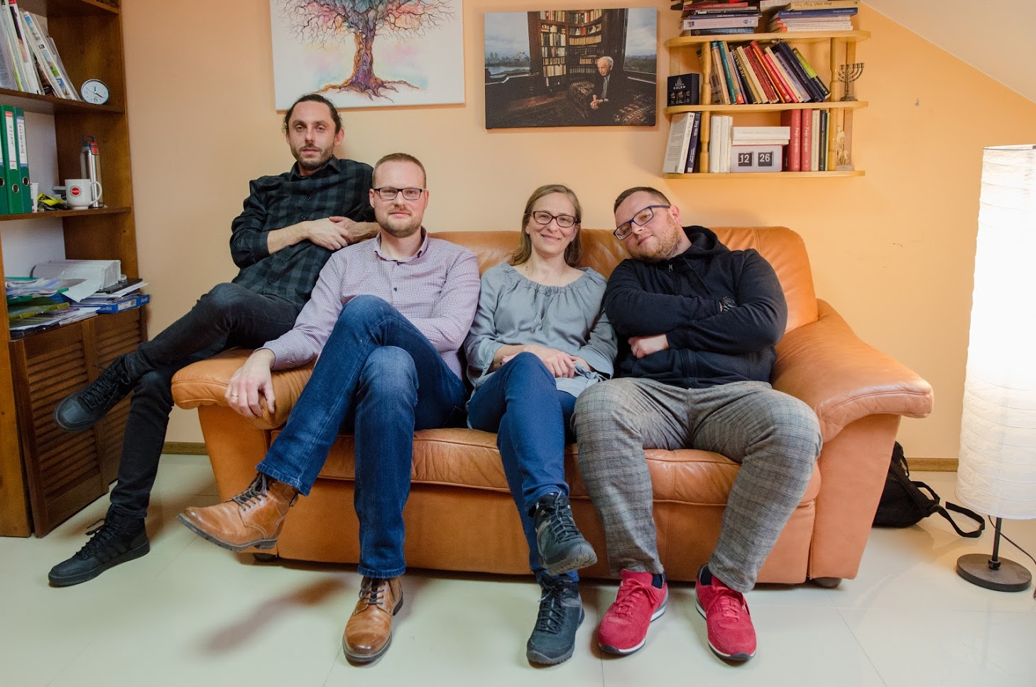 W Centrum Pomocy Psychologicznej w Krośnie pomogą Wam od lewej: Maciej Kobyłka, Piotr Pawłowski, Agnieszka Holly, Maciej Gałowicz