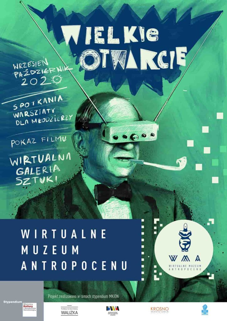 Nowa, społeczna instytucja kultury – Wirtualne Muzeum Antropocenu – właśnie startuje w sieci. Celem jej działań będzie tworzenie przestrzeni do twórczych wypowiedzi dotyczących antropocenu, podejmowanie refleksji na temat epoki człowieka: relacji człowiek – środowisko – technologia, a także sieciowanie działań proklimatycznych i włączanie w nie różnych środowisk.