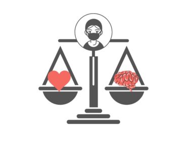 grafika fundacji Pasjonauci obrazująca "empatię w czasach zarazy"