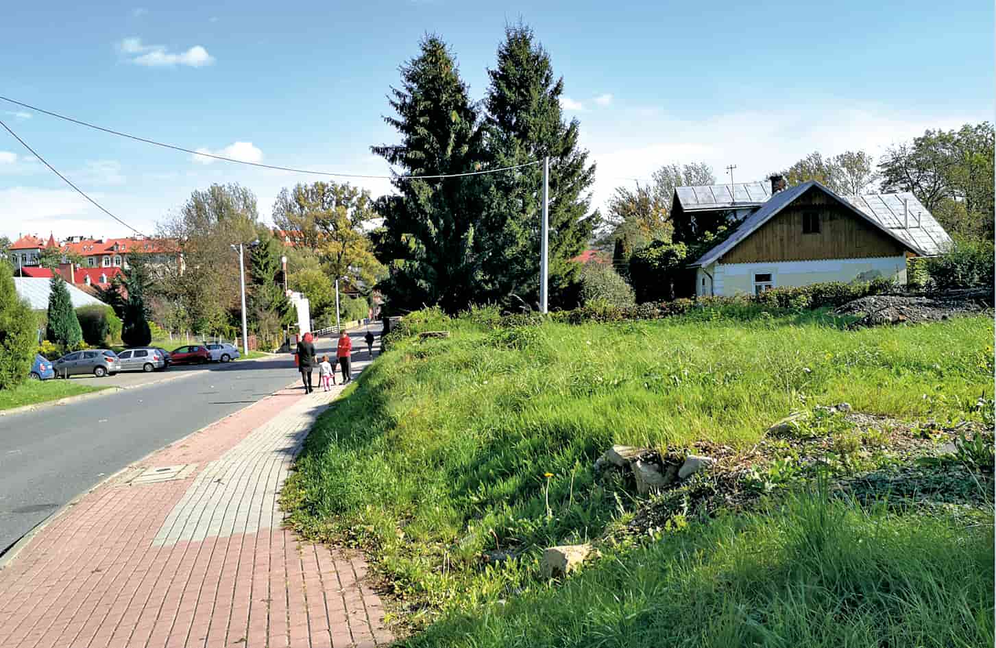 W tym miejscu, przy ul. Czajkowksiego stał młyn walcowy Jędrzeja Krukierka