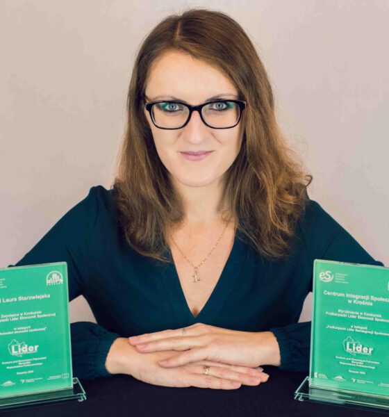 Laura Starowiejska, kierowniczka Centrum Integracji Społecznej w Krośnie