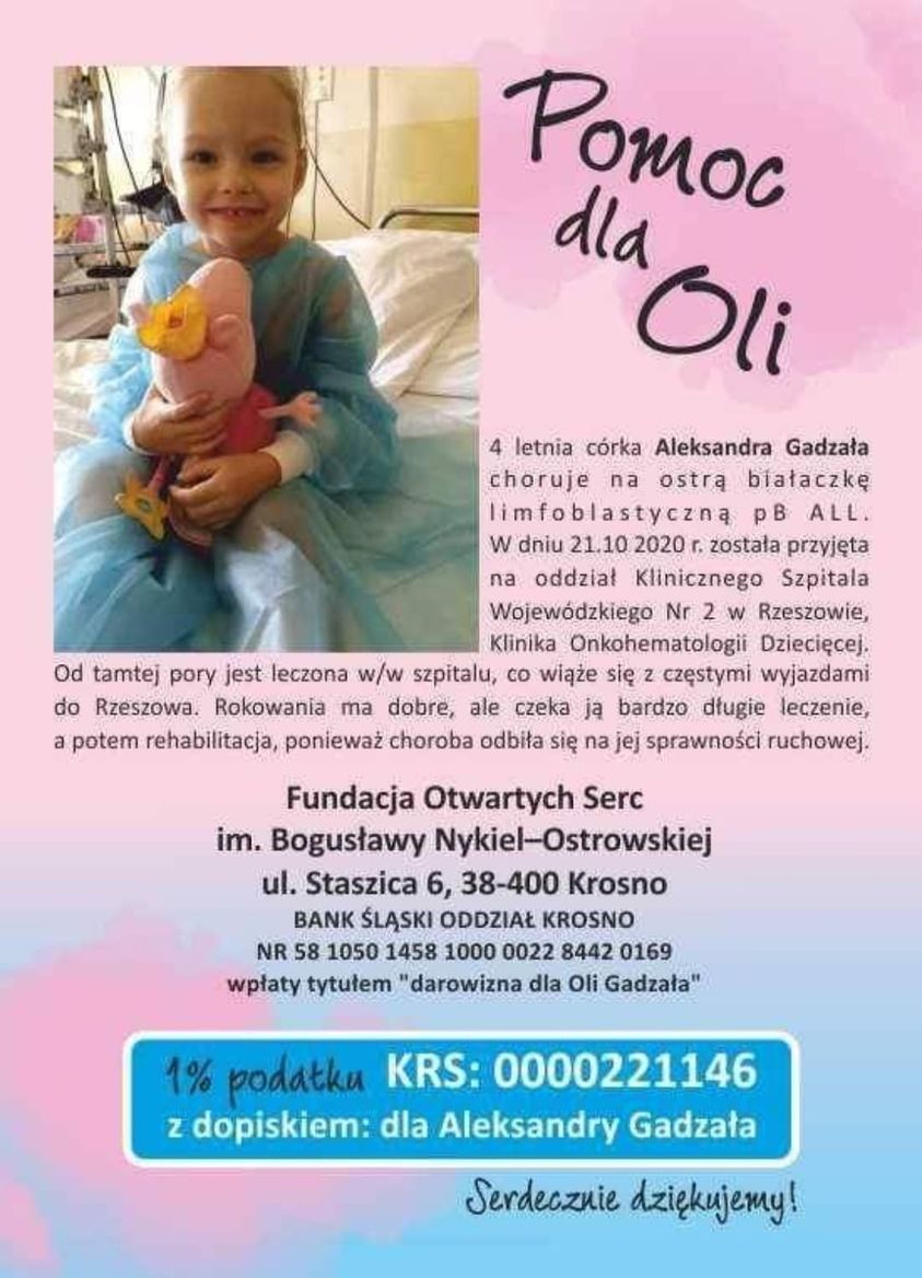 Zbiórka dla Oli