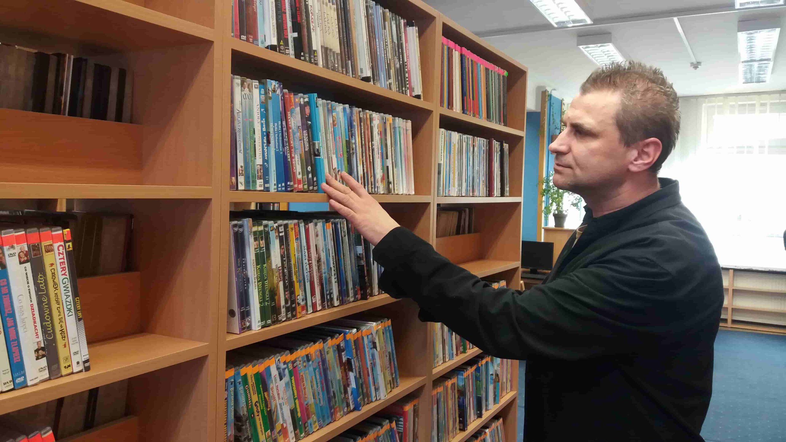 Sławomir Giba, kierownik Filii nr 6 - Centrum Multimedialnego KBP.