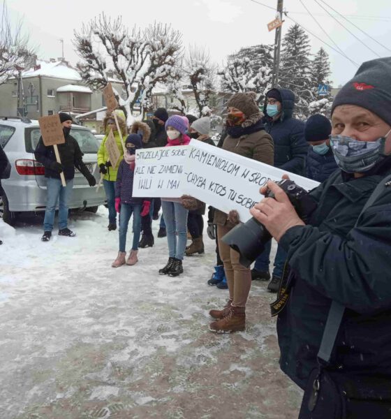 W Dukli mieszkańcy protestowali przeciwko budowie kamieniołomu w miejscowości Iwla