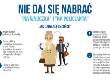 Jak działają oszuści, "metoda na wnuczka i na policjanta"