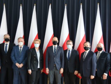Tomasz Soliński, Jan Pelczar, Władysław Ortyl, Piotr Babinetz spotkali się z przedstawicielami Ministerstwa Infrastruktury i PKP Polskie Linie Kolejowe SA