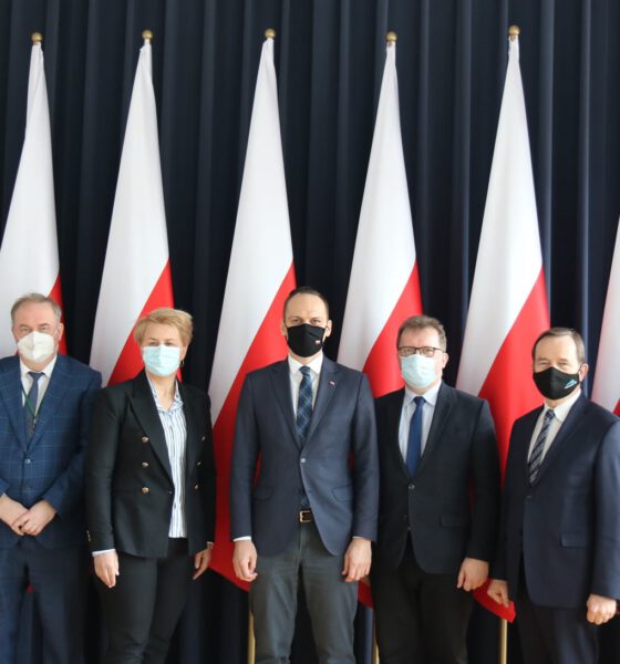 Tomasz Soliński, Jan Pelczar, Władysław Ortyl, Piotr Babinetz spotkali się z przedstawicielami Ministerstwa Infrastruktury i PKP Polskie Linie Kolejowe SA