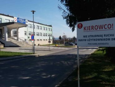 Ulica pod szpitalem w Krośnie