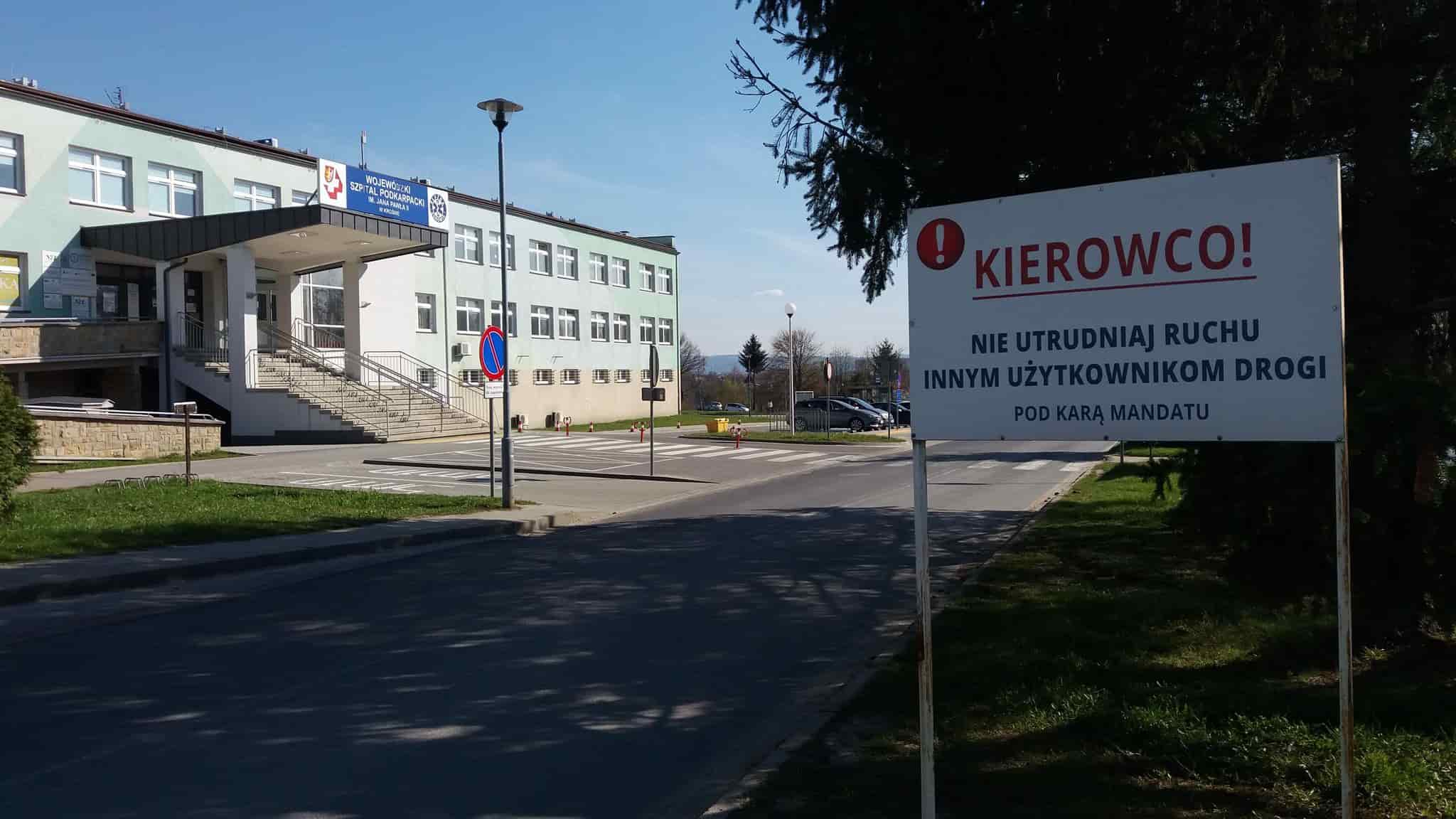 Ulica pod szpitalem w Krośnie