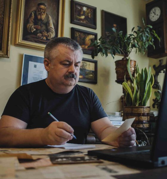 Jacek Koszczan, prezes Stowarzyszenia Sztetl Dukla