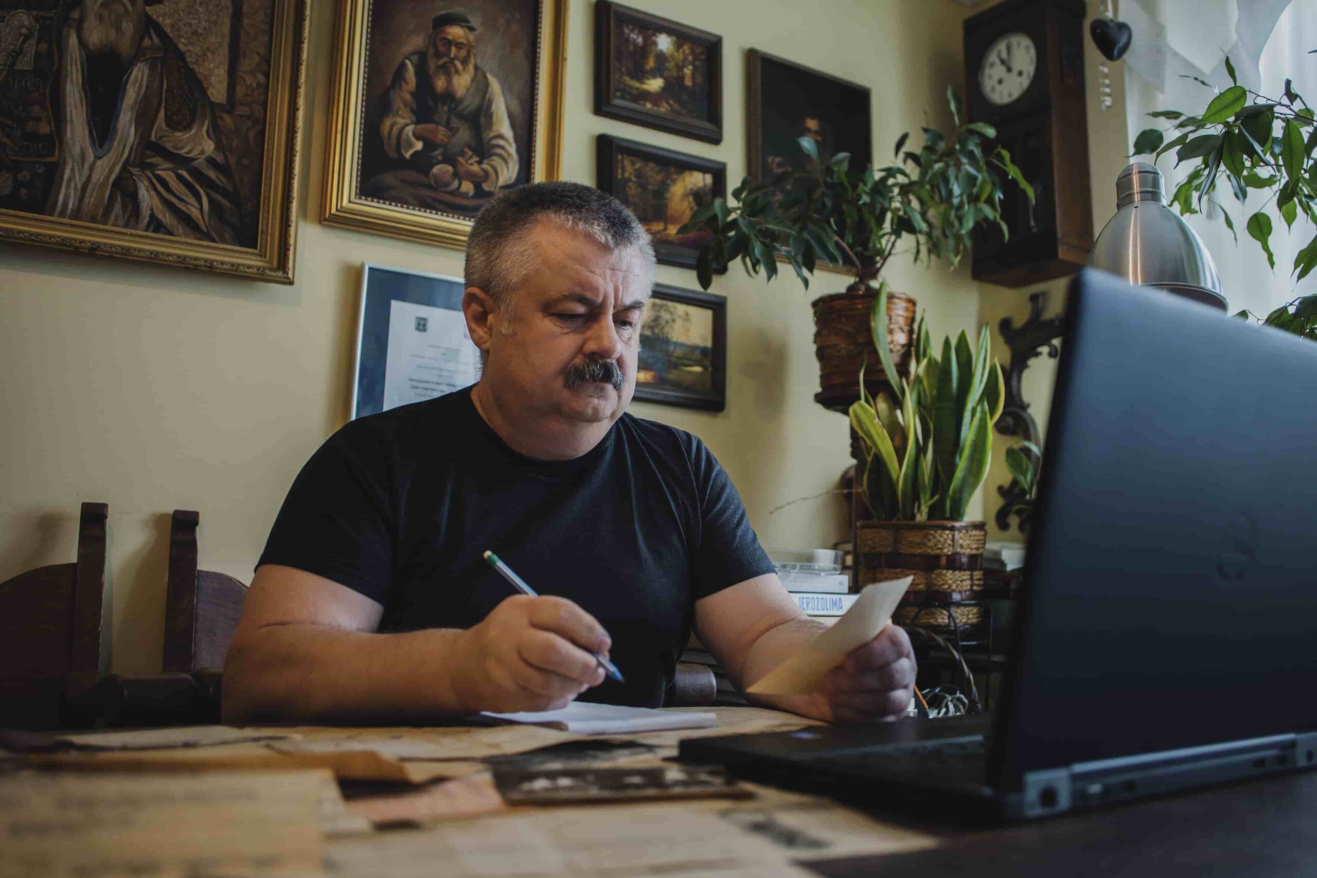 Jacek Koszczan, prezes Stowarzyszenia Sztetl Dukla