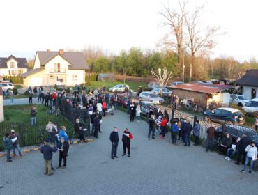 Protest mieszkańców Świerzowej Polskiej przeciwko budowie bazy transportowej Remondis