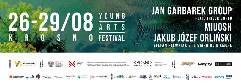 Grafika promująca Young Arts Festiwal