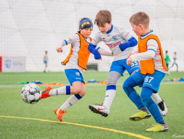 Zawodnicy Beniaminek Profbud podczas meczu