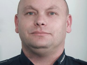 st.asp.Jakub Świdrak - dzielnicowy dzielnic Krosno Zawodzie i Krosno Białobrzegi