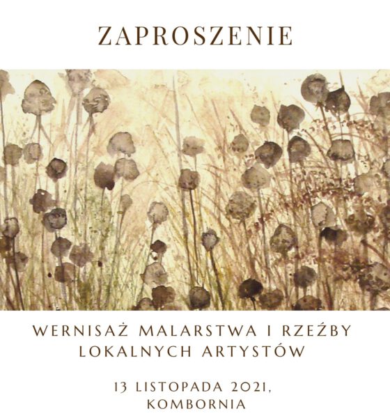 Uroczyste otwarcie wystawy malarstwa i rzeźby lokalnych artystów w Dworze Kombornia