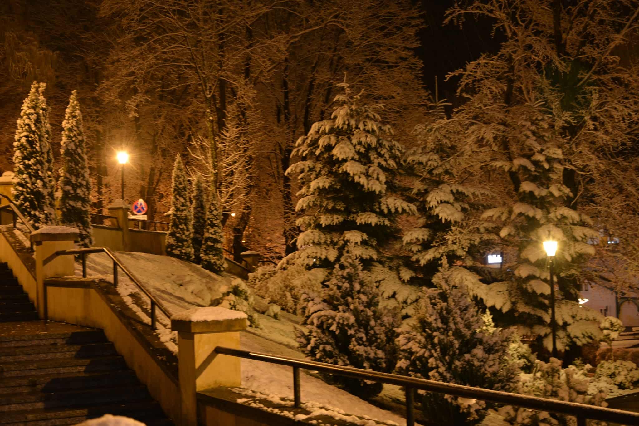 Zimowo-świąteczny Iwonicz-Zdrój