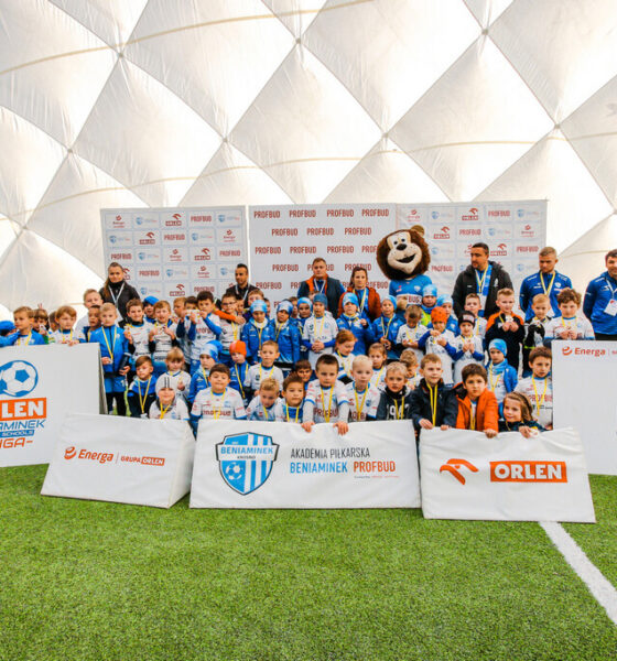 Zawodnicy Beniaminek Profbud Krosno podczas „ORLEN Beniaminek Soccer Schools Liga”