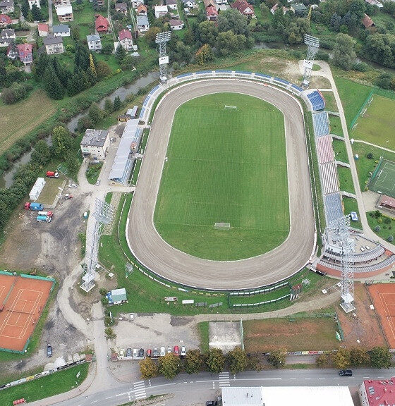 stadion w Krośnie przy Legionów