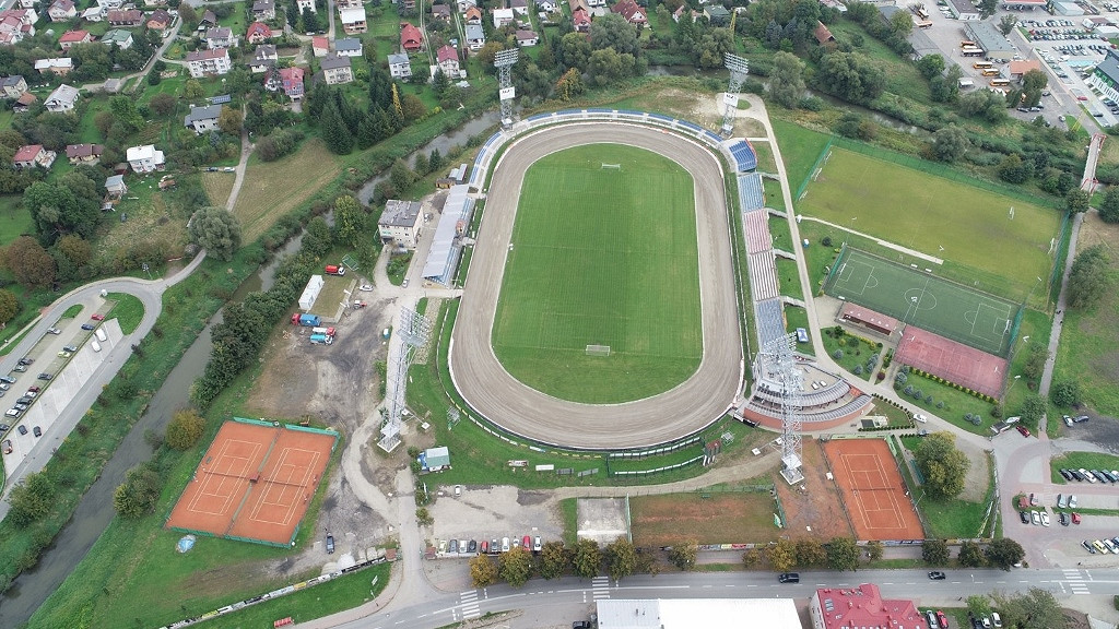 stadion w Krośnie przy Legionów