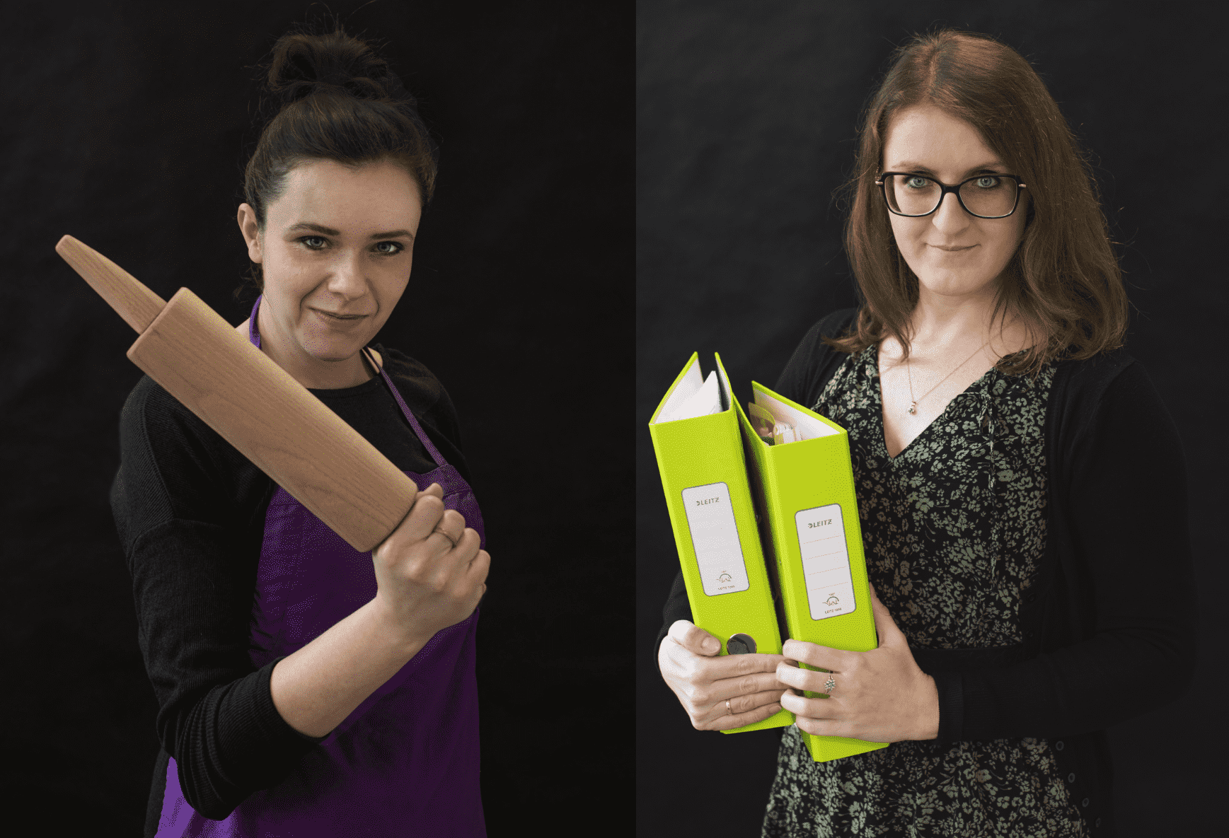 Karolina Wacławik i Laura Starowiejska z fundacji LANKA