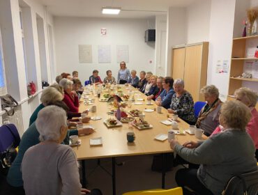 Spotkanie andrzejkowe w Klubie Seniora "Ogród Inspiracji" w Krośnie