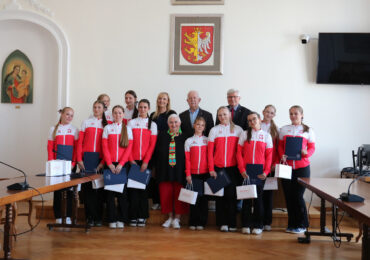 Prezydent złożył gratulacje dla Cheerleaderek Fragolin