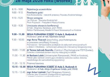 "Rodzina zastępcza" - konferencja naukowa w Krośnie