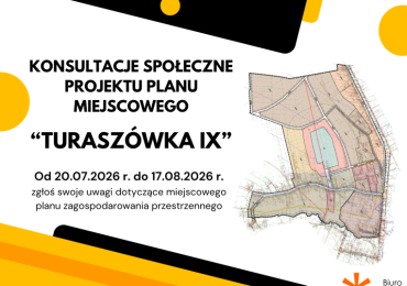 Konsultacje społeczne miejscowego planu zagospodarowania przestrzennego miasta Krosna „Turaszówka IX”