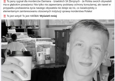 Ostry wpis Prezydenta Przemyśla po decyzji Izraela