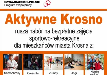 Bezpłatne zajęcia sportowo-rekreacyjne dla mieszkańców Krosna